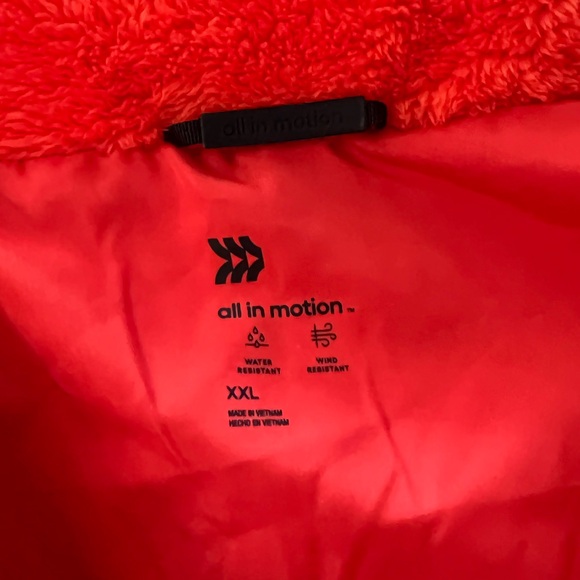 Bright Red Puffer Jacket - Picture 8 of 9